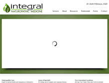 Tablet Screenshot of integralnatmed.com